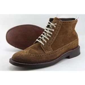 COLE HAAN Glenn Chukka wingtip oxford suede